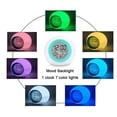 thumbnail image 3 of Reloj despertador digital para niños, luz nocturna de 7 colores, función de repetición, detección de temperatura para niños pequeños, niños y niñas, estudiantes para despertar en el dormitorio, junto, 3 of 8