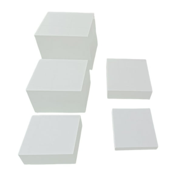 Tnarru 5Pcs Buffet Riser, Dessert Table Display Set Food Risers for Buffet Table, Cube Display Nesting Risers for Food Candy Parties