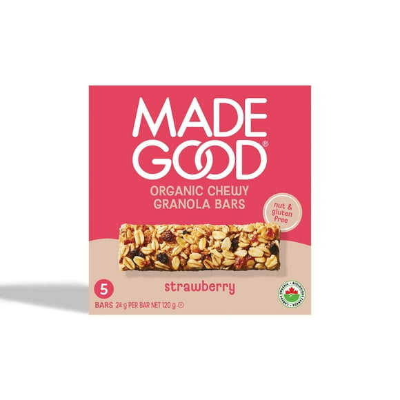 MadeGood Strawberry Granola Bars 5 bars