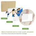 thumbnail image 4 of HLONK 4x6 Sport Picture Frame  Wood Baseball Tabletop Photo Frame  2 Pack, 4 of 10