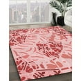 thumbnail image 3 of Ahgly Company Machine Washable Indoor Rectangle Transitional Orange Area Rugs, 4' x 6', 3 of 7