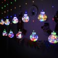 thumbnail image 2 of Christmas Ball Hanging Light, 10 LED String Lights LED Balls Waterproof Christmas Tree String Lights for Outdoor Indoor 3M Light Ball String for Garden, 2 of 5