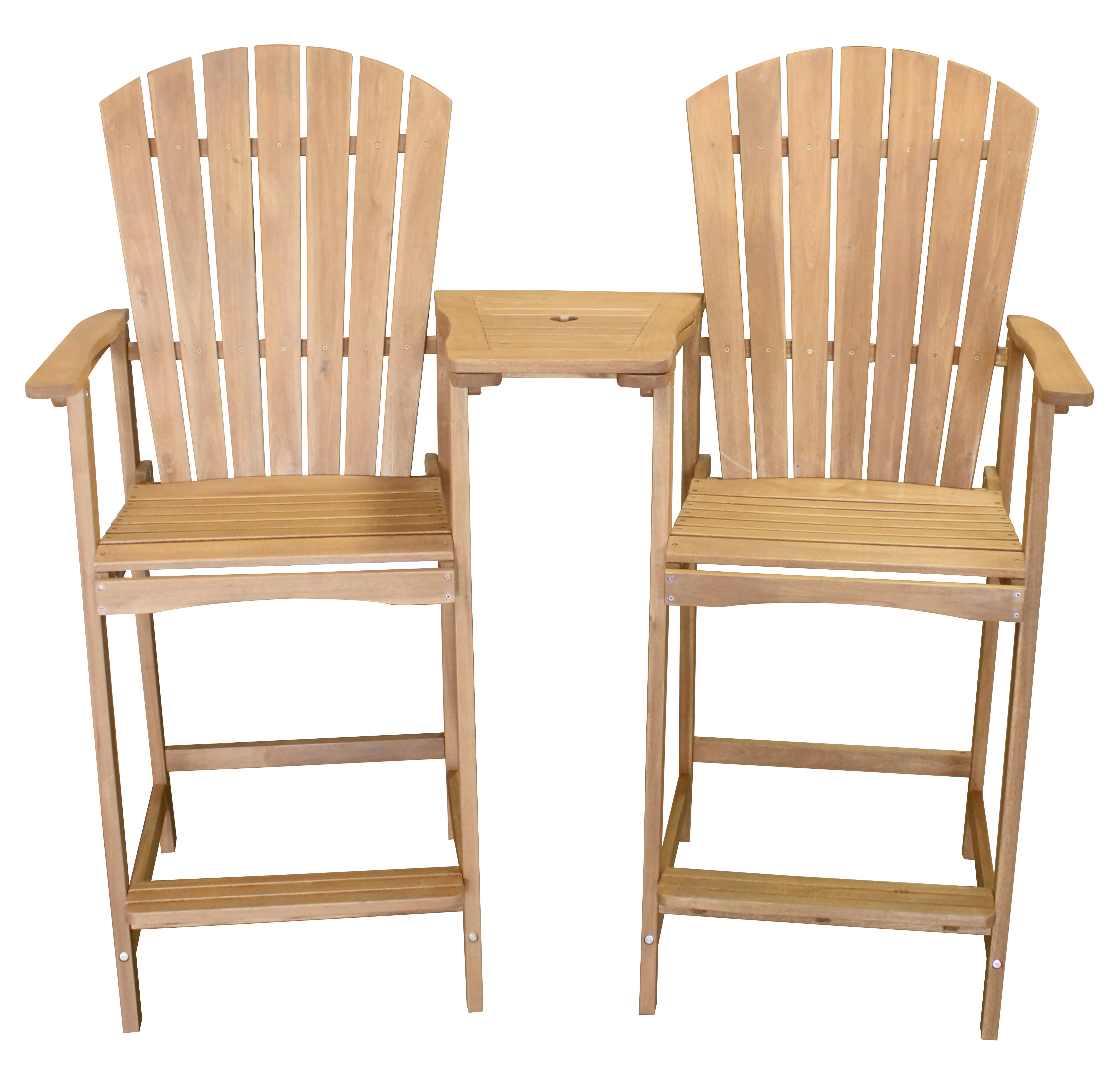 Leigh Country Connecting Tray for Tall Wood Adirondack Chairs - Natural