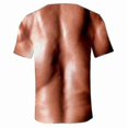 thumbnail image 4 of Men"s 3d T-shirt Bodybuilding Simulated Muscle Shirt Nude Skin Chest Muscle Tee Shirt Short-sleeve, 4 of 4