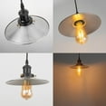 thumbnail image 6 of Kiven Farmhouse Pendant Light with E26 Screw-in Adapter, Exposed Ceiling Light to Pendant, Converts Bulb Socket to Pendant Light, Adjustable Height Renter-friendly Pendant Lighting TB2773SN, 6 of 7