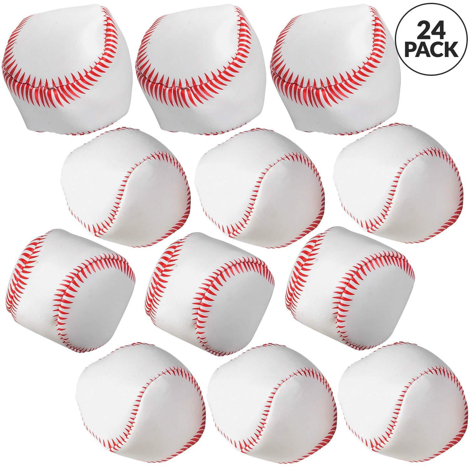 Perfect for Hitting and Indoor or Outdoor Play Youper Soft Foam Training Baseballs for Kids Official Size 6 Pack 