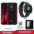 thumbnail image 1 of DOOGEE S98 Teléfono resistente 6.3quot; Pantalla LCD FHD Dial trasero G96 Octa Core 8 + 256GB 64MP Cámara SmartPhone 6000mAh Teléfono Tan Jianjun unisex, 1 of 2