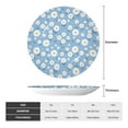 thumbnail image 2 of Gaeub Daisies Flowers Print Ceramic Plate,Dinner Plates,Bone China Decorative Plates with Display Stand,Art Ceramic Ornaments for Wall Hanging Decoration-6in, 2 of 6
