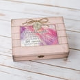 thumbnail image 2 of Granddaughter Sparkle Blush Pink Distressed Locket Music Box Plays You Are My Sunshine, 2 of 4