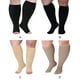 thumbnail image 5 of Calcetines de compresión de pantorrilla ancha Sonducket 2 pares multicolor XXL, 5 of 6