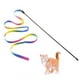 thumbnail image 3 of Juguetes interactivos para gatos, entrenamiento y ejercicio, palo de cinta arcoíris, divertido juguete. Los 60cm, 3 of 9
