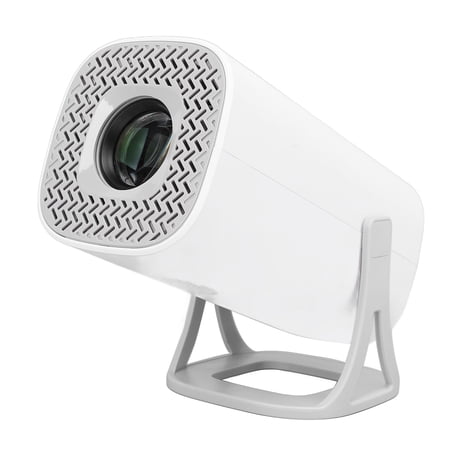 Rupoun S40 Small Portable Projector 1080P FHP 4K Supported WiFi6 BT5.4 180 Degree Flip Home Video Projector EU Plug, White [cite: 14]