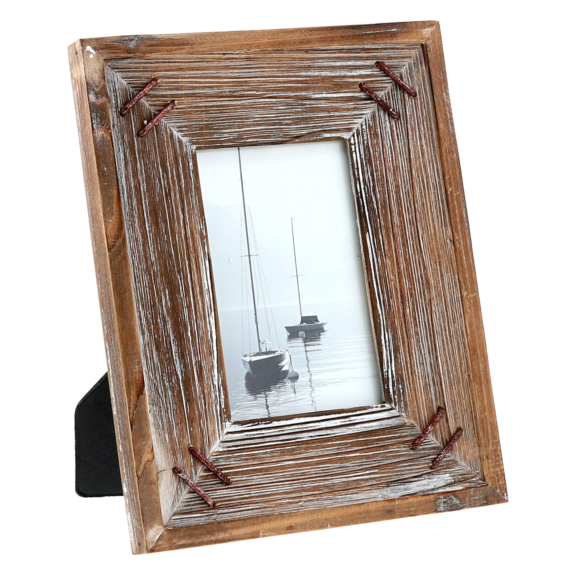 Barnyard Designs Rustic Farmhouse Distressed Picture Frame - Unfinished 