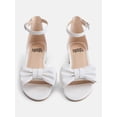 thumbnail image 3 of Wonder Nation Little and Big Girls Fashion Bow Heel Dress Shoes, 3 of 4