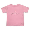 thumbnail image 1 of I'd Tap That Golf Cute Toddler T-Shirts for Boys Girls (Pink, 3T), 1 of 5