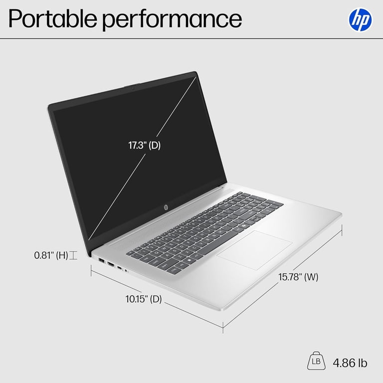 HP 17-inch Touchscreen Business Laptop, Intel 12-Core Ultra 7 255U