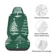 thumbnail image 4 of Balery Christmas Trees Funda de Asiento para Auto con Diseño - Cubierta Frontal Suave y Transpirable con Protector Antideslizante- 1 Unidad, 4 of 5