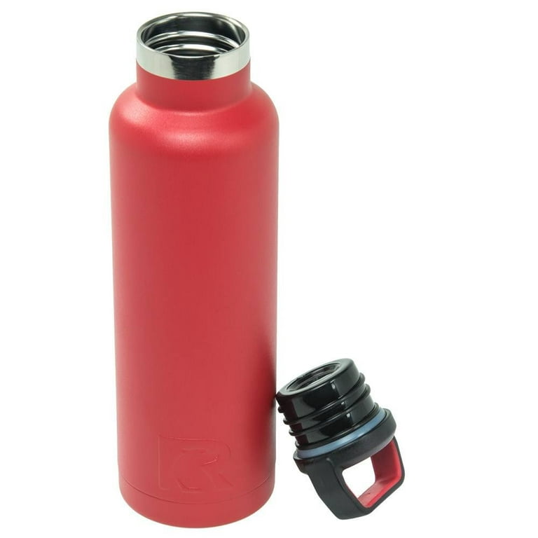 RTIC 20 oz Vacuum Insulated Water Bottle, Metal Stainless Steel