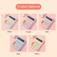 thumbnail image 4 of Calculatrice, Bureau Enfants Affichage Rond Enfants - Affichage Lcd Approprié 12 Enfants Bouton Rond Bonbons D Bouton Approprié Mignon Enfants 12 Violet Bouton Affichage Violet - Violet Approprié 12 Violet Lcd, 4 of 7