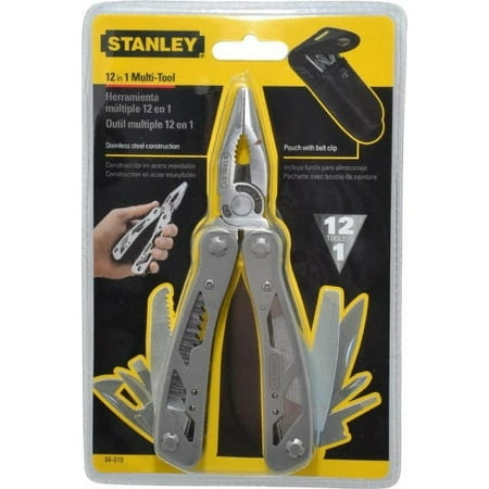 Stanley 12-in-1 Stainless Steel 84-519K Multi-Tool: 4-1/8 inch Closed Length