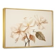 thumbnail image 2 of Designart "Whispered Beauty Of Plumeria Blooms III" Plumeria Floater Framed Canvas Wall Art, 2 of 5