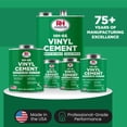 thumbnail image 5 of Adhesivos de vinilcemento RH HH-66, lata de 240 ml, resistentes al agua, 5 of 5