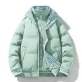 thumbnail image 1 of Ceisia Men's Stand Collar Warm Sports Zipper Jacket Windproof Quilted Gift Padded Casual Outerwear, 1 of 4