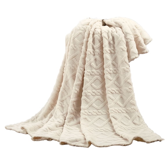 AUQ Fleece Blankets,Lightweight Plush Fuzzy Cozy Soft Twin Blanket for Bed,Sofa,Couch,Travel,Camping,Luxury Bed Blanket Anti-Static Blanket Microfiber