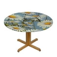 thumbnail image 3 of JEUXUS  Pastoral Style Round Floral Table cover,Suitable for Parties,Desktops,Restaurants,Indoor &amp; Outdoor Dining,Camping Table Cover, 3 of 7