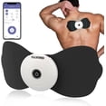 thumbnail image 1 of Wireless TENS & EMS Unit Back Pain Relief Massager - APP Controlled Bluetooth EMS Muscle Stimulator Machine for Back Shoulder Leg Neck Pain Relief (Black), 1 of 9