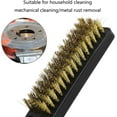 thumbnail image 4 of Wire Scratch Brush w/Long Handle for Cleaning Rust Household Appliances Metal Surfaces Paint Remover Durable Wire Brush Wire Scratch Brush with Long Handle for Cleaning Rust Metal Wire Brush Hand, 4 of 5