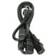thumbnail image 4 of Cable de alimentación para computadora 5-15P macho a doble IEC320 C13 hembra en forma de Y Cable de fuente de alimentación para PC Enchufe de EE. UU. 125-250 V 1 m / 3,3 pies (JD3262), 4 of 5