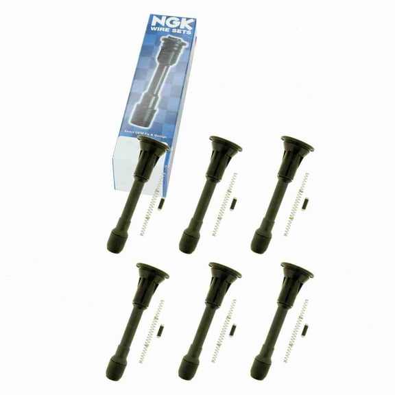 6 pc NGK 58999 Ignition Coil Boots for 174028 175-1071 178003 671-4311 671-8180 702513 SPB195 SPP132E Direct Spark Plug Wire Fits select: 2007-2013 NISSAN ALTIMA, 2008-2013 NISSAN ROGUE