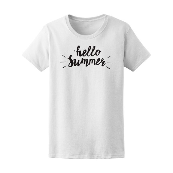 Cursive Hello Summer Tee Women's -Image by Shutterstock