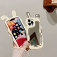 thumbnail image 4 of Kawaii Phone Cases Apply to iPhone 13 Pro Max,Cute Cartoon Bunny Phone Case with Mirror Rabbit Phone Case 3D Case Soft Silicone Shockproof Cover Women Girls for iPhone 13 Pro Max, 4 of 7