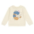 thumbnail image 3 of Sesame Street Cookie Monster Waffle Knit Pullover Sweatshirt and Jogger Pants Outfit Set Newborn to Little Kid, 3 of 5