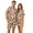 01#Saffron, variant on Button Down Short Sleeve Pajama Top With Chest Pocket For Men Halloween Pumpkin Bat Print Elastic Waist Shorts Set