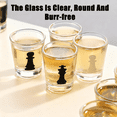 thumbnail image 6 of 33 Pcs Chess Drinking Game Set, Acrylic Board Game with 32 Shot Cups Strategy Party Game Set for Adult Party Night Gathering Festive Celebration Gift, 6 of 9
