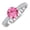 white-gold, variant on 2.5 Carat 14K Rose Gold Classic Prong Set Diamond Engagement Ring with a 2 Carat Natural Pink Sapphire Center (Heirloom Quality)