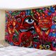 thumbnail image 2 of Tapices de pared hippie abstracto patrón retro para dormitorio 150x180 Feliz Sencillez, 2 of 5