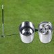 thumbnail image 1 of Accesorios de taza con agujero verde sólido, para la práctica, plateado antioxidante, soporte de bandera de enchufe de 4 pulgadas para Macarena Copas para hoyos de golf, 1 of 8