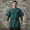 Green, variant on Men's Medieval Tunic Renaissance Shirt V-Neck Lace-Up Short Sleeve Cotton Costume, Loose Fit Viking Knight Pirate Top for Halloween Cosplay LARP
