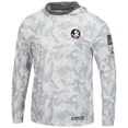 thumbnail image 2 of Men's Colosseum Arctic Camo Florida State Seminoles OHT Military Appreciation Long Sleeve Hoodie Top, 2 of 4