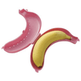 thumbnail image 4 of 2X Cute Fruit Banana Protector Box Holder Case Lunch Container Storage Banana Case Plastic, 4 of 7