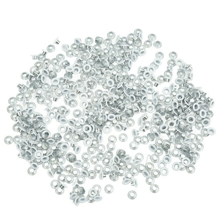 

OTVIAP Metal Eyelets 500Pcs Eyelet Grommet Color Round Edge Fine Workmanship Good Toughness Metal Eyelets for Shoes Clothing Eyelet Grommet