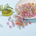 thumbnail image 6 of 200pcs Transparent Acrylic Beads AB color Plated Faceted Cube Mixed color 9.5x9.5x9mm Hole: 2.5mm, 6 of 8