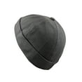 thumbnail image 2 of SnugZero - Brimless Adjustable Docker Hat Beanie | Retro Cotton No Visor Cap Men and Women, Gray, 2 of 3