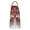 Red Christmas Pattern, variant on Red Christmas Snowman Apron-Garden Aprons for Women with Pockets-Cotton Linen Waterproof Kitchen Cooking Gardening Aprons Adjustable for Kitchen,Cooking,BBQ and Salon 32"x27"