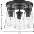 thumbnail image 2 of P350181-031-Progress Lighting-Stockbrace - 3 Light Flush Mount, 2 of 2