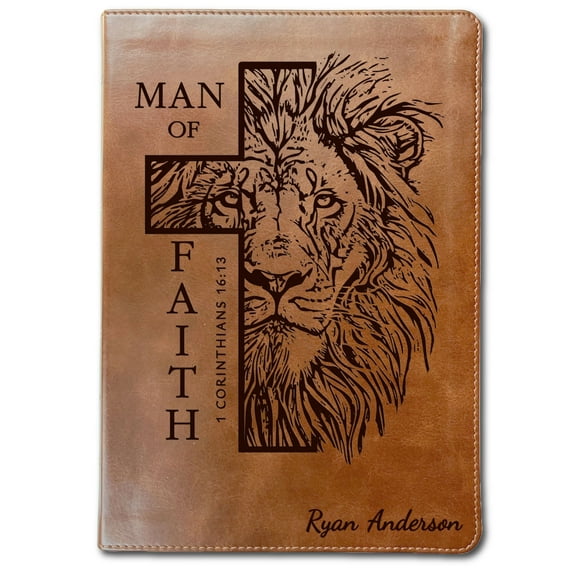 Personalized Bible for Men, ESV Large Print, Customized Bible for Men Name Engraved, English Standard Version Bibles for men bible gifts men